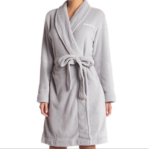 calvin klein fluffy robe